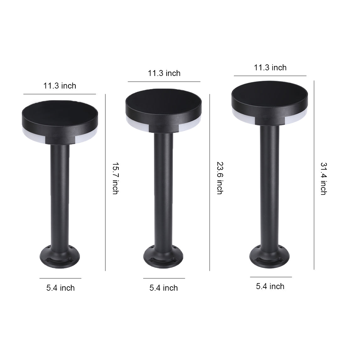 Modern Outdoor Waterproof Metal Pathway Light - Durable, Stylish, Solar Landscape Lighting for Gardens and Walkways