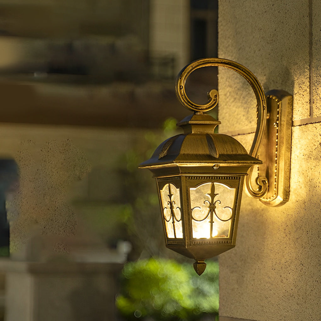 Contemporary Waterproof LED Outdoor Lantern - Elegant Wall Light
