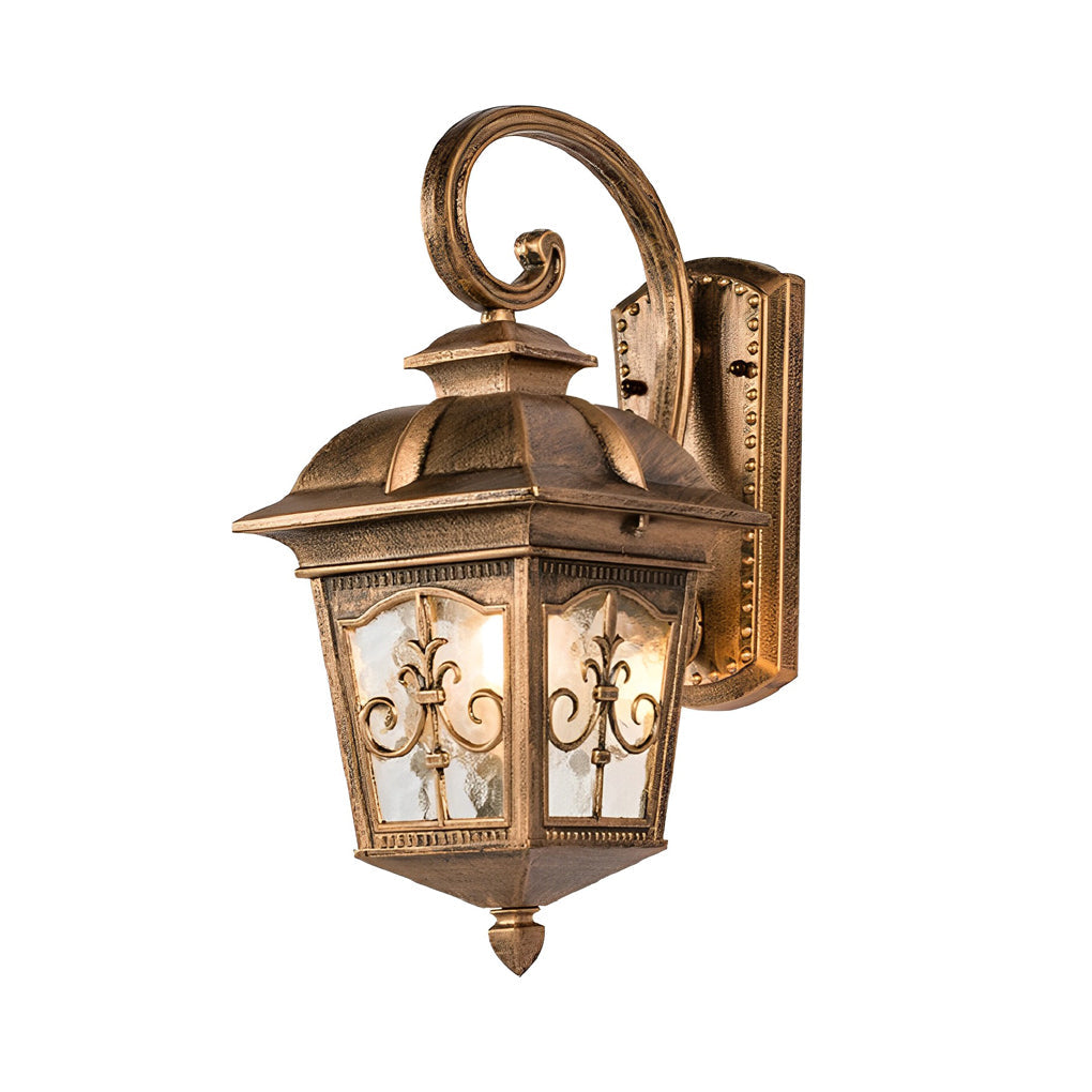 Contemporary Waterproof LED Outdoor Lantern - Elegant Wall Light