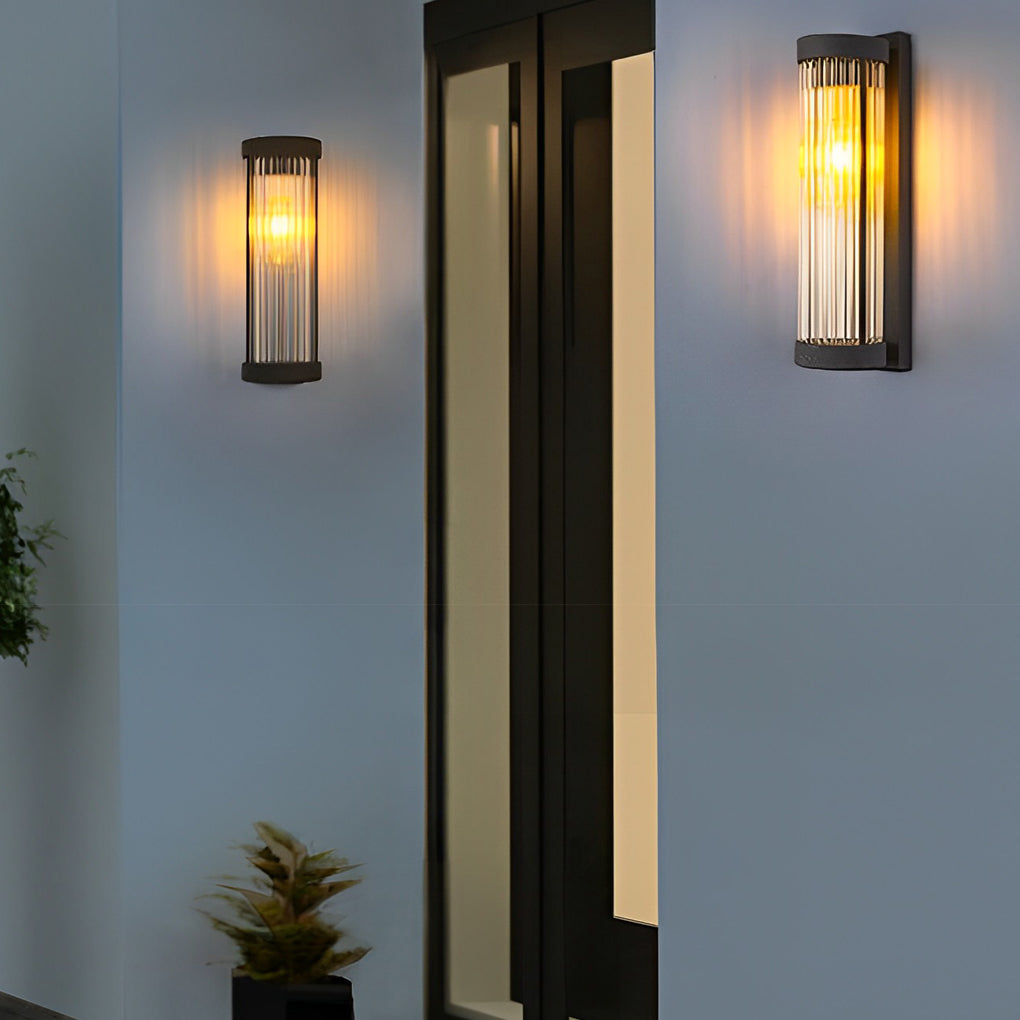 Modern Black Outdoor Wall Mount Light - Stylish Exterior Lighting, Creative Design, LED Wall Sconce, Waterproof Outdoor Fixture, Contemporary Home Decor