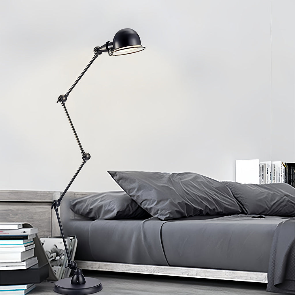 Industrial Reading Floor Lamp for Living Room - Task Standing Lamp