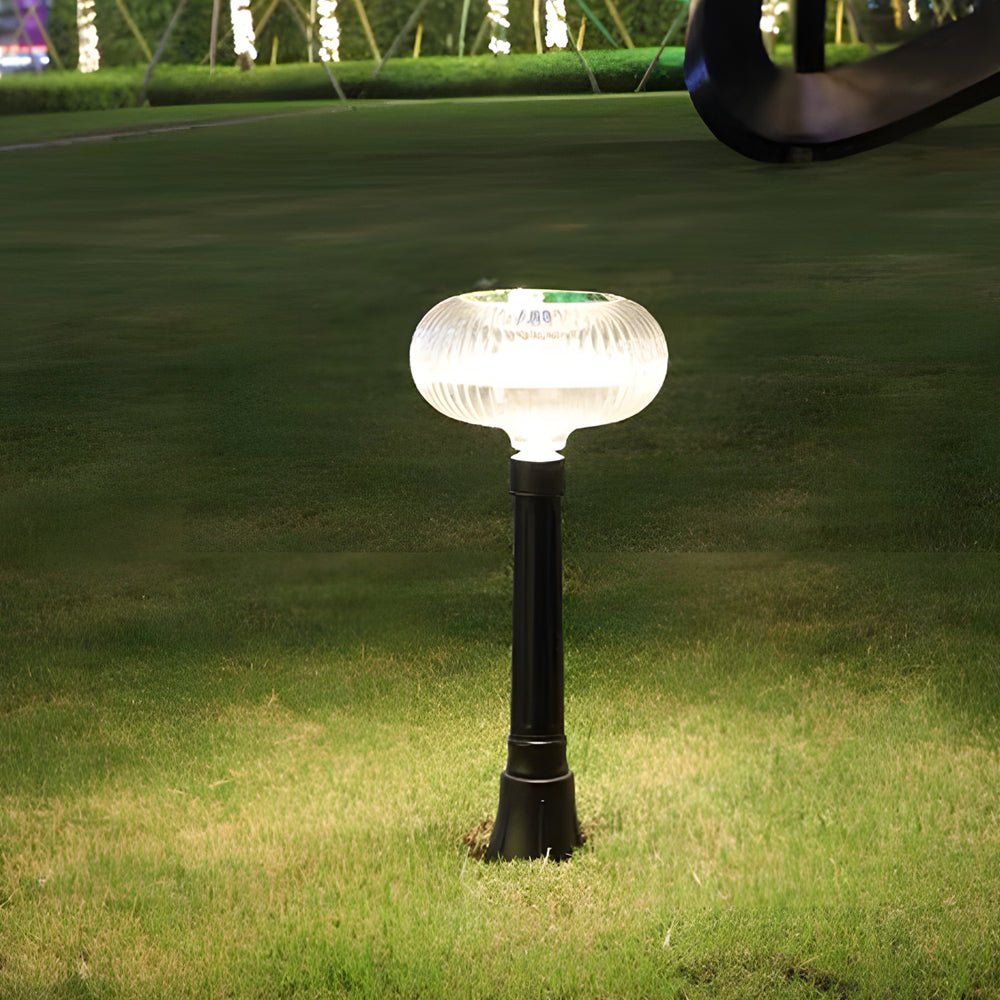 Contemporary Solar Lawn Light with Oval Acrylic Shade - Metal Cylinder LED Garden Lamp 

Enhance your outdoor space with this stylish and energy-efficient solar lawn light. Featuring a modern metal cylinder design and an oval acrylic shade, this LED garde