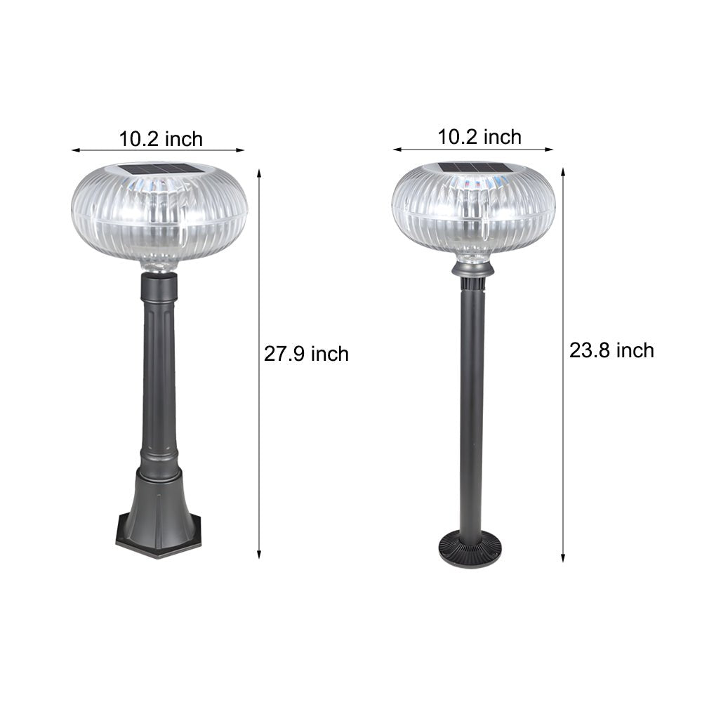 Contemporary Solar Lawn Light with Oval Acrylic Shade - Metal Cylinder LED Garden Lamp 

Enhance your outdoor space with this stylish and energy-efficient solar lawn light. Featuring a modern metal cylinder design and an oval acrylic shade, this LED garde