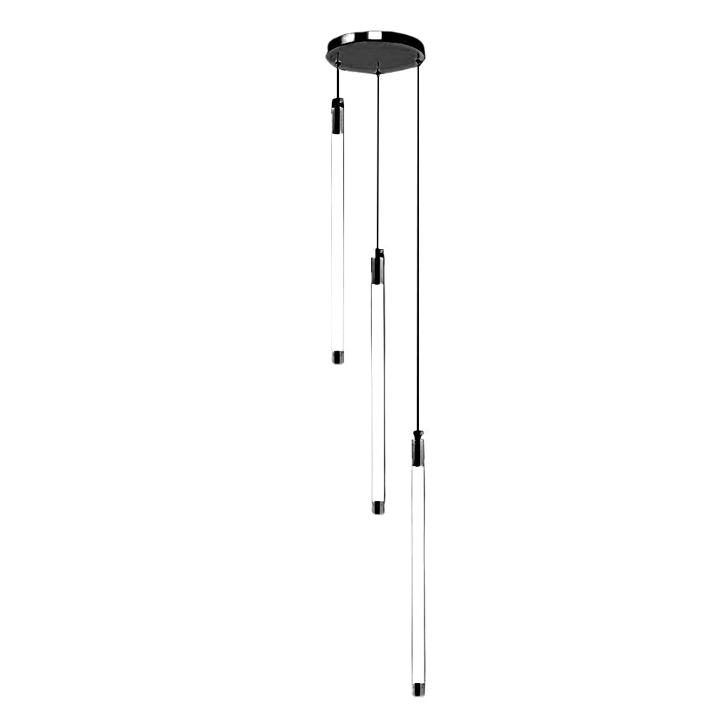 Contemporary Spiral Tube Ceiling Light Chandelier