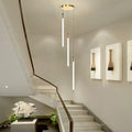Contemporary Spiral Tube Ceiling Light Chandelier