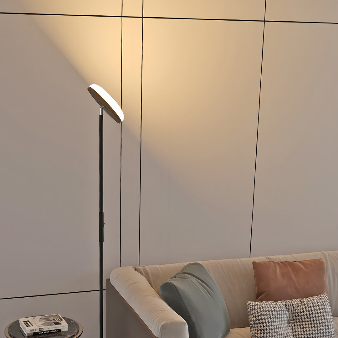 Uplight Floor Lamp with Ambient Reading Light and Downlight Function
