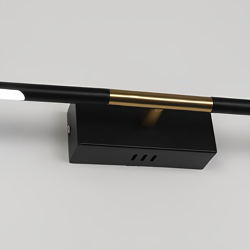 Contemporary Black Linear LED Vanity Light Bar, Modern Bathroom Lighting Fixture, Stylish Wall-Mounted Light, Energy-Efficient LED Lighting, Elegant Home Decor, Sleek Design for Vanity and Makeup Areas, Adjustable Brightness for Spa-Like Ambiance, Easy In