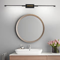 Contemporary Black Linear LED Vanity Light Bar, Modern Bathroom Lighting Fixture, Stylish Wall-Mounted Light, Energy-Efficient LED Lighting, Elegant Home Decor, Sleek Design for Vanity and Makeup Areas, Adjustable Brightness for Spa-Like Ambiance, Easy In