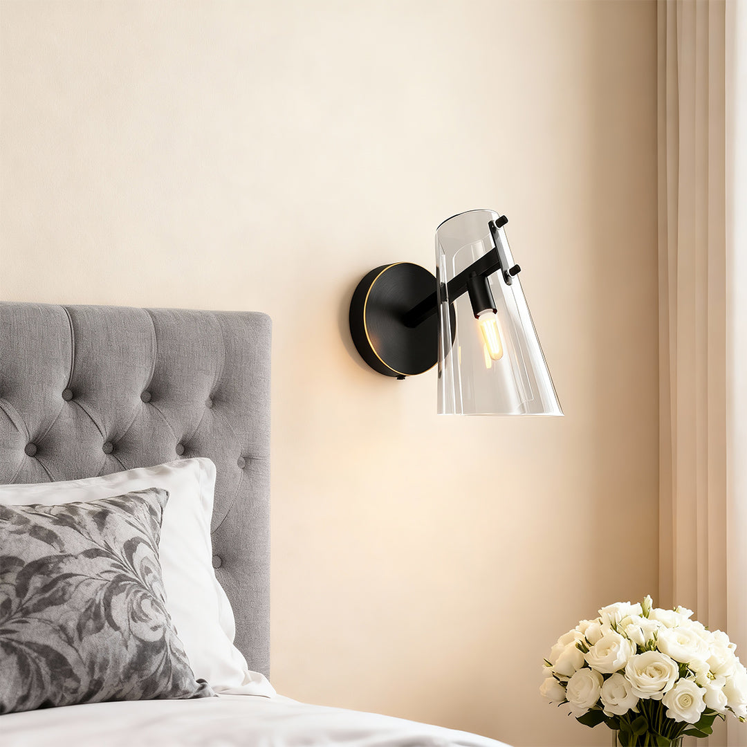 Contemporary Minimalist Wall Sconce - Decorative LED Lamp for Modern Home Decor