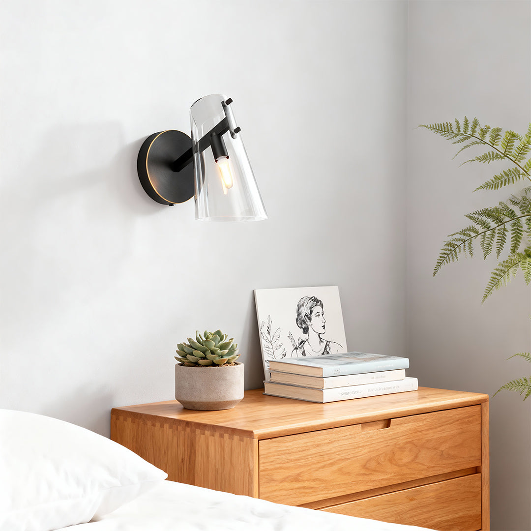 Contemporary Minimalist Wall Sconce - Decorative LED Lamp for Modern Home Decor