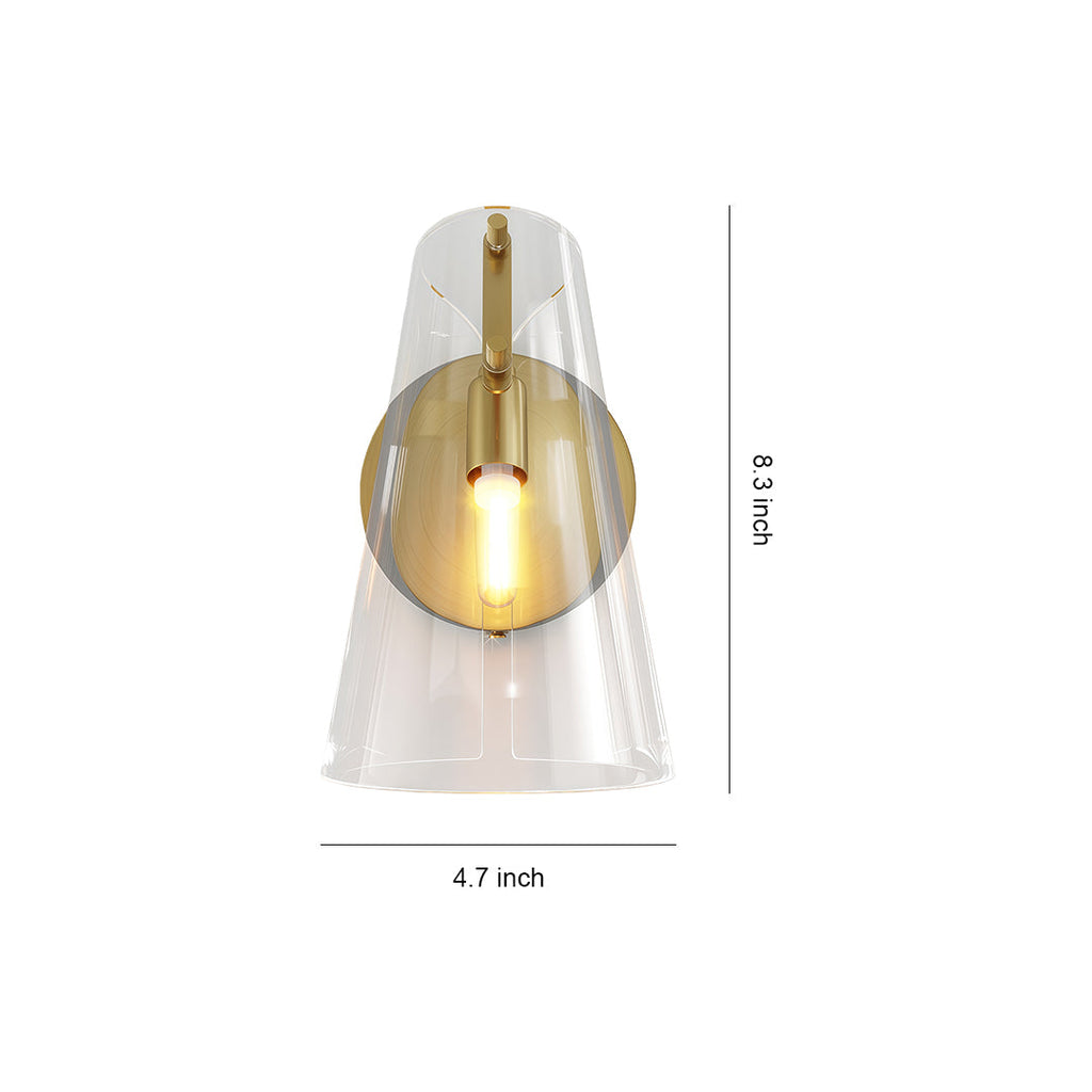 Contemporary Minimalist Wall Sconce - Decorative LED Lamp for Modern Home Decor