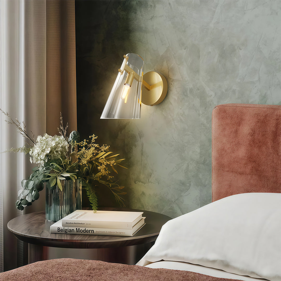 Contemporary Minimalist Wall Sconce - Decorative LED Lamp for Modern Home Decor