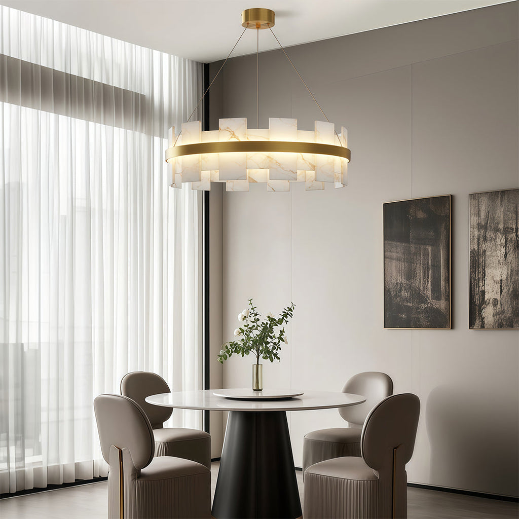 Copper Modern Chandelier Luxury Ceiling Light Fixtures