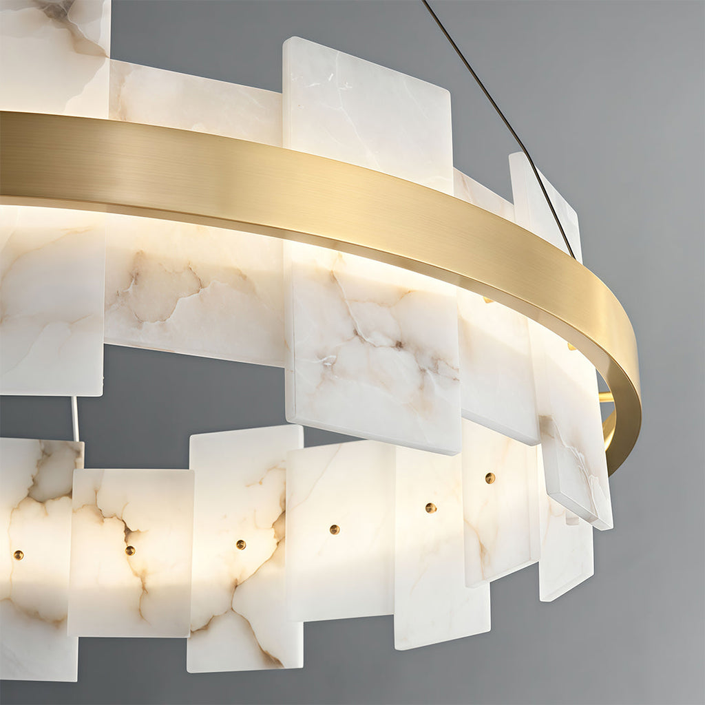 Copper Modern Chandelier Luxury Ceiling Light Fixtures
