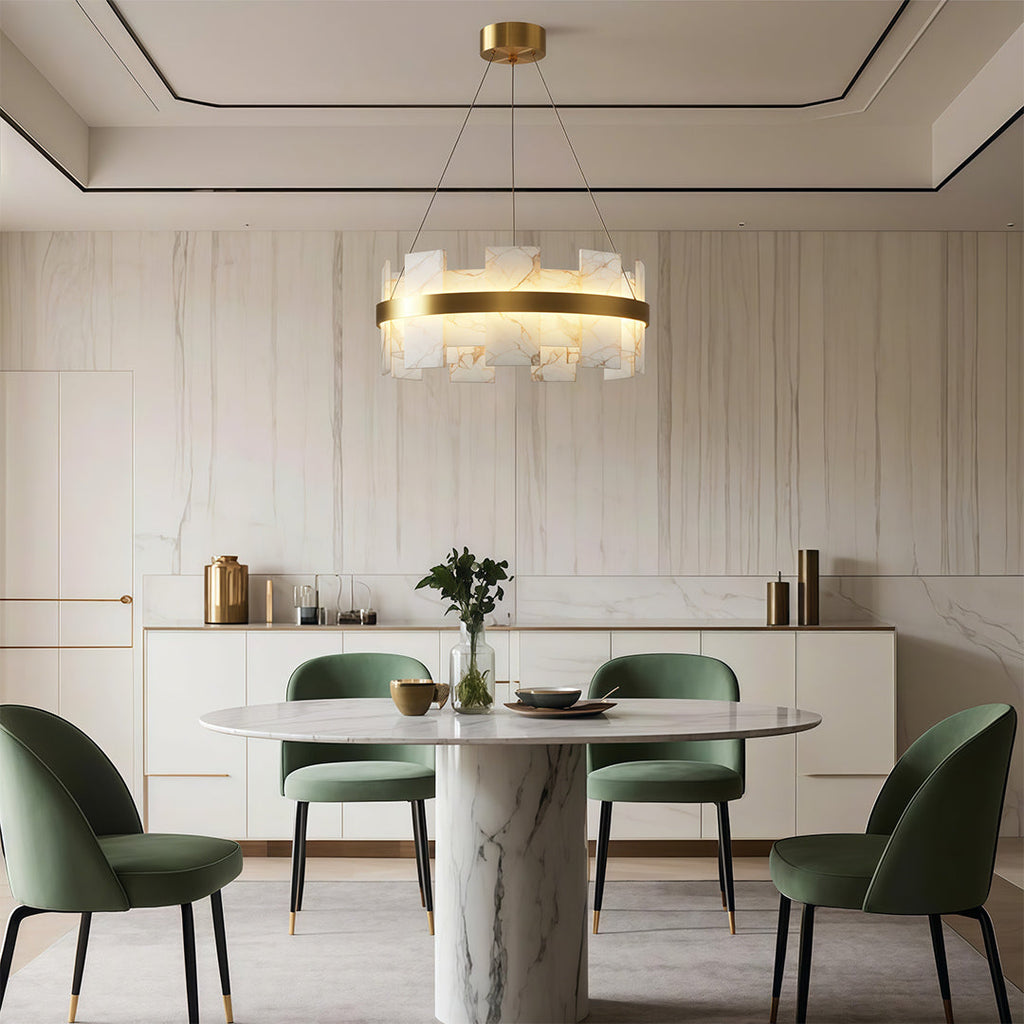 Copper Modern Chandelier Luxury Ceiling Light Fixtures