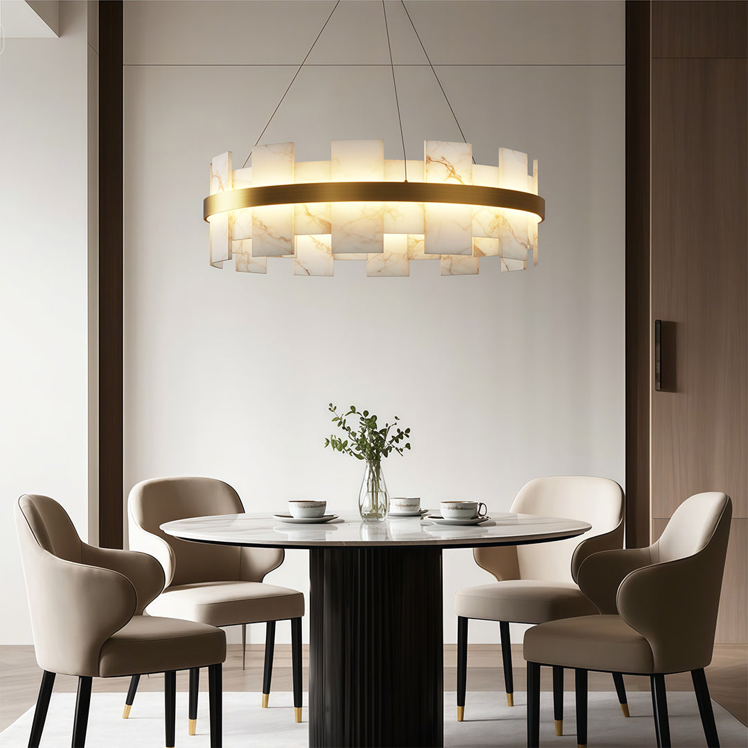 Copper Modern Chandelier Luxury Ceiling Light Fixtures