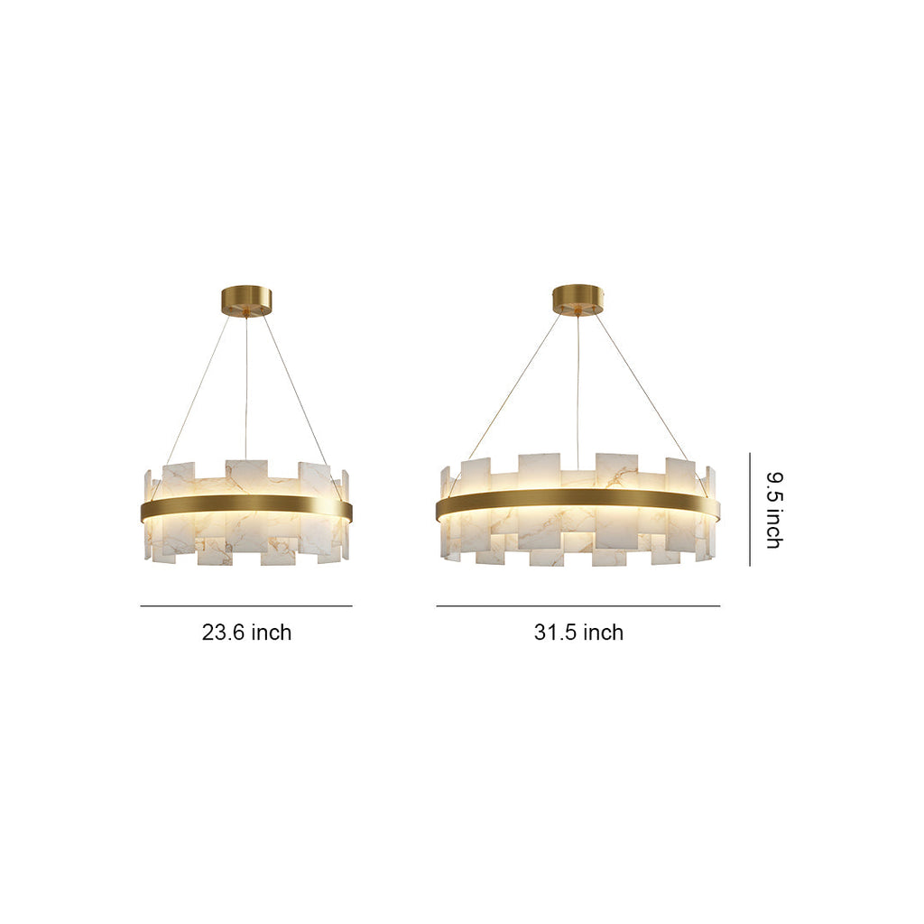 Copper Modern Chandelier Luxury Ceiling Light Fixtures