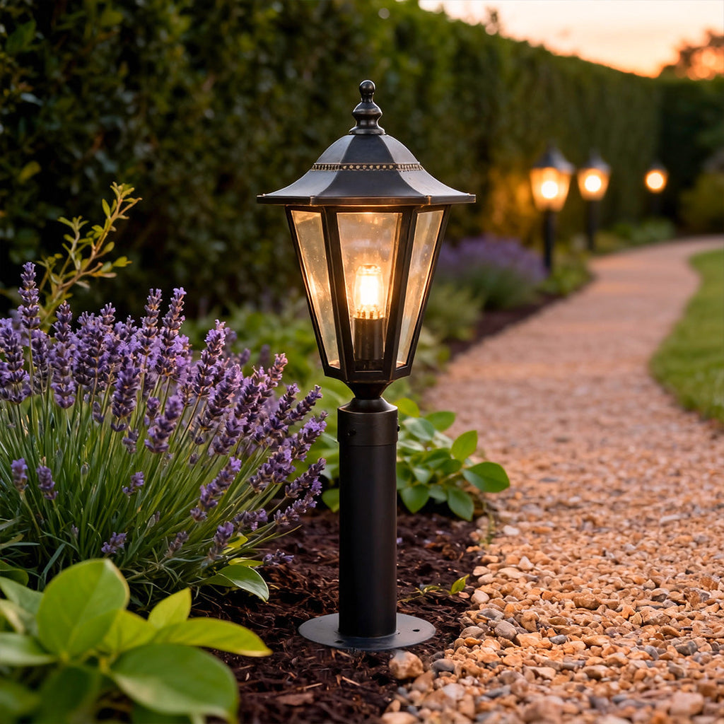 Copper Landscape Path Lights - Outdoor LED Waterproof Black Light