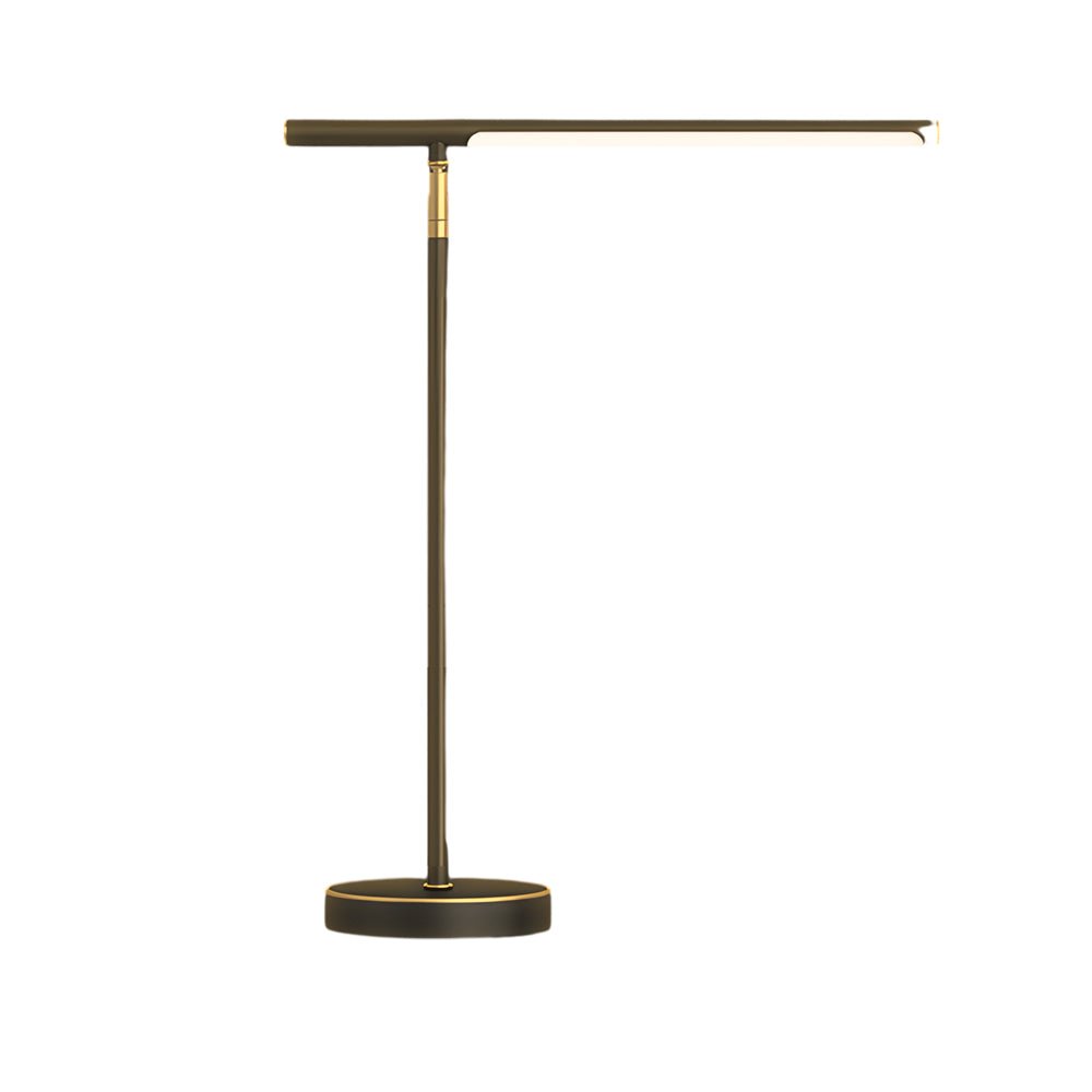 Linear Table Light Copper LED Adjustable Lamp