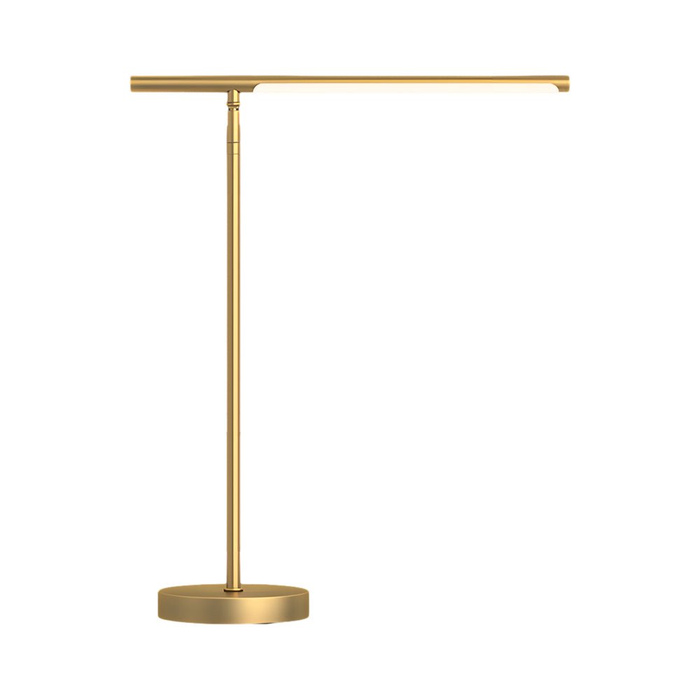 Linear Table Light Copper LED Adjustable Lamp