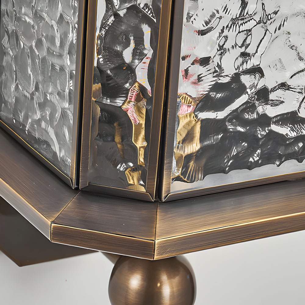 Copper Outdoor Wall Lantern - Mid-Century Outdoor Light