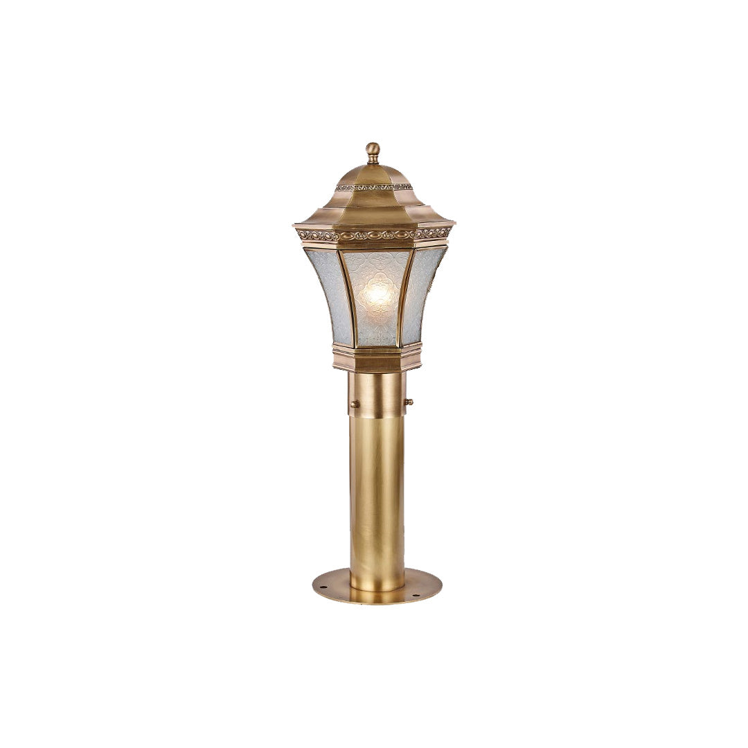 Copper Path Lights - Waterproof Outdoor Glass Lighting for Gardens