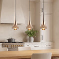 Black Cone Pendant Light - Modern LED Ceiling Fixture, Stylish Hanging Light for Home Decor
