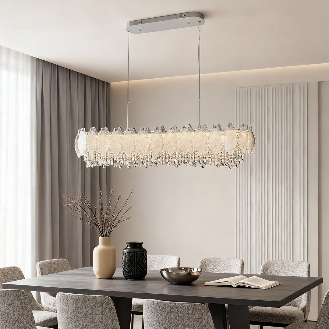 Country French Gold Crystal Chandelier Ceiling Light