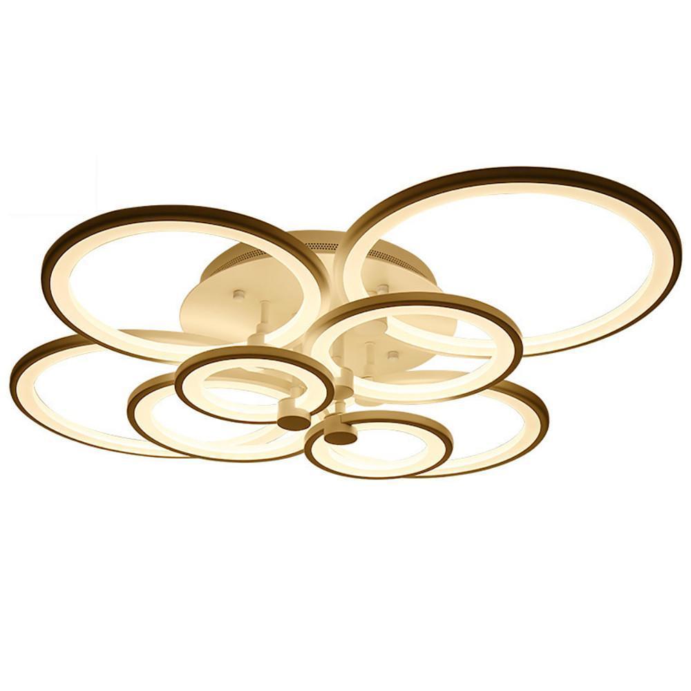 Multi Circles Dimmable LED Ceiling Light Flush Mount Modern Lighting