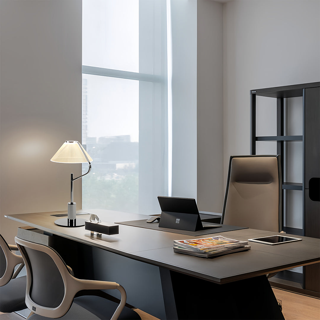 Elegant Chrome Acrylic LED Floor Lamp - Luxury Standing Light