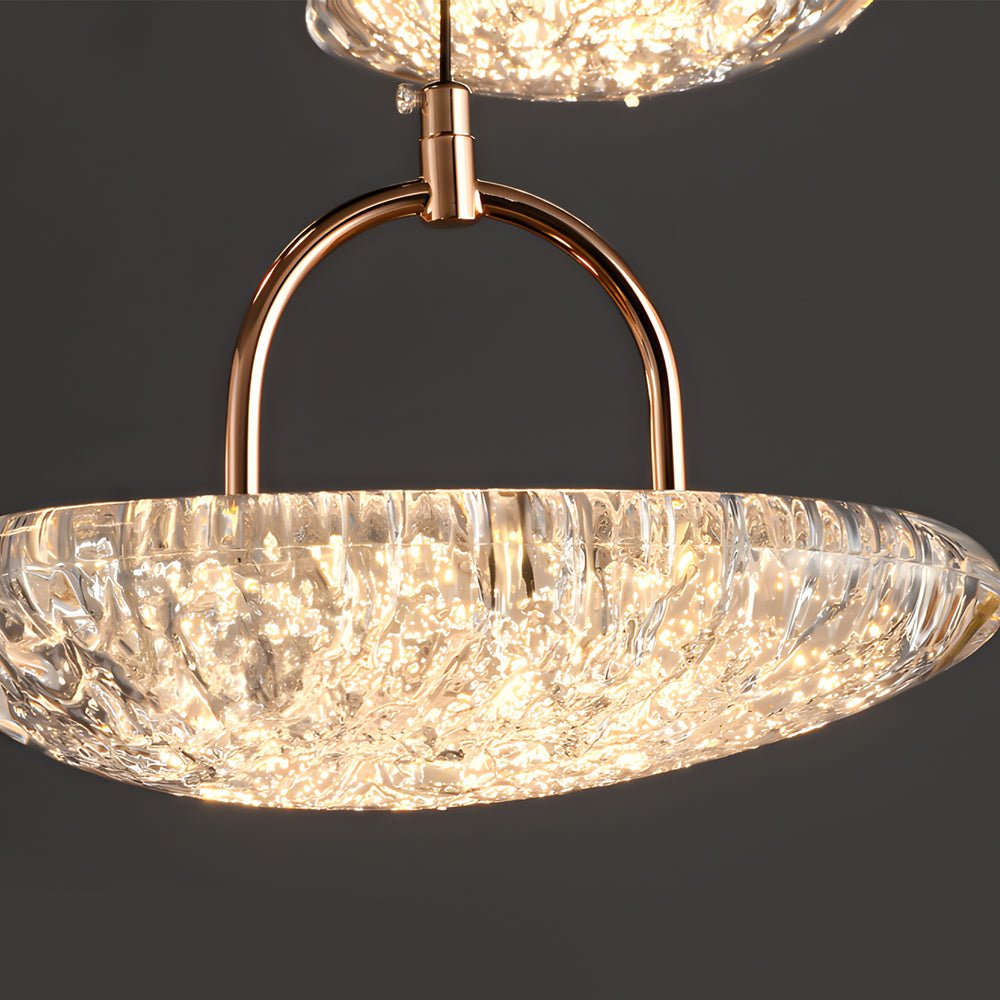 Modern Acrylic LED Pendant Light - 3-Step Dimming Fixture