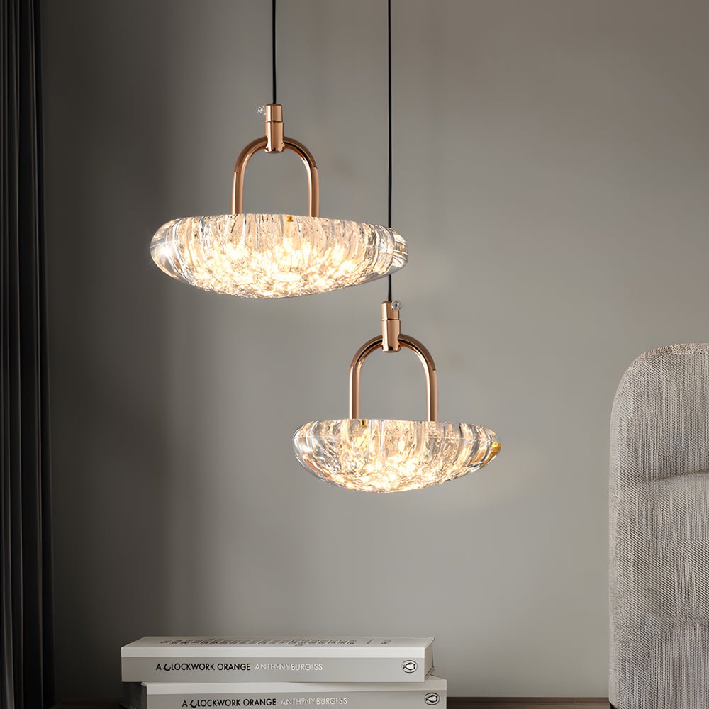 Modern Acrylic LED Pendant Light - 3-Step Dimming Fixture