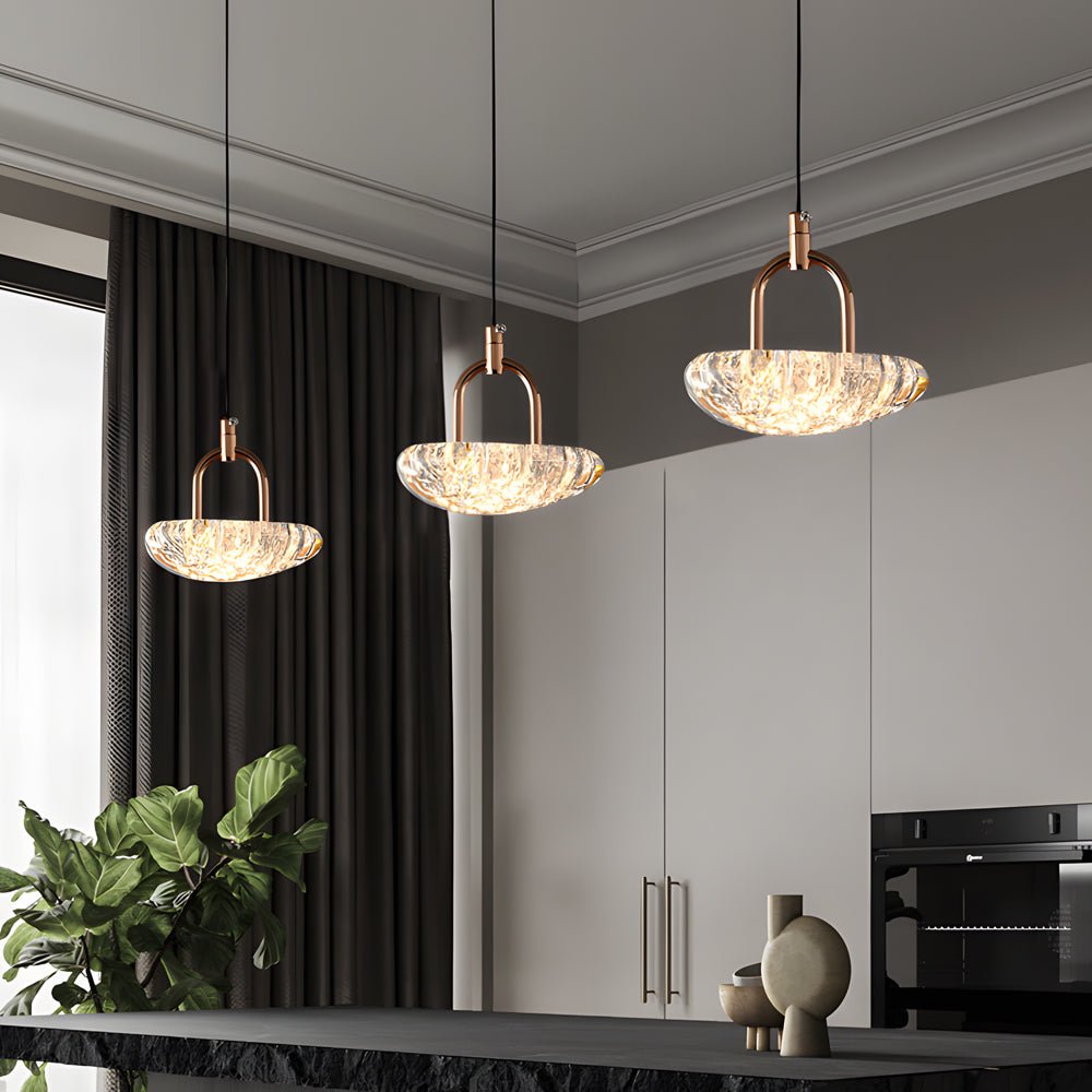 Modern Acrylic LED Pendant Light - 3-Step Dimming Fixture