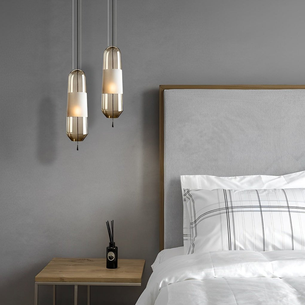 Nordic Art Glass Pendant Light Fixture - Creative Hanging Lamp