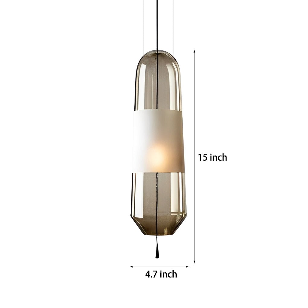 Nordic Art Glass Pendant Light Fixture - Creative Hanging Lamp