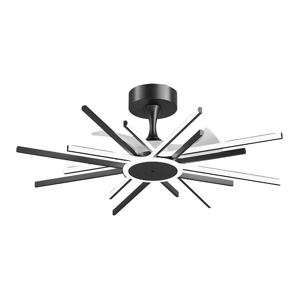 Modern LED Starburst Ceiling Fan Light - Stylish Lighting Fixture