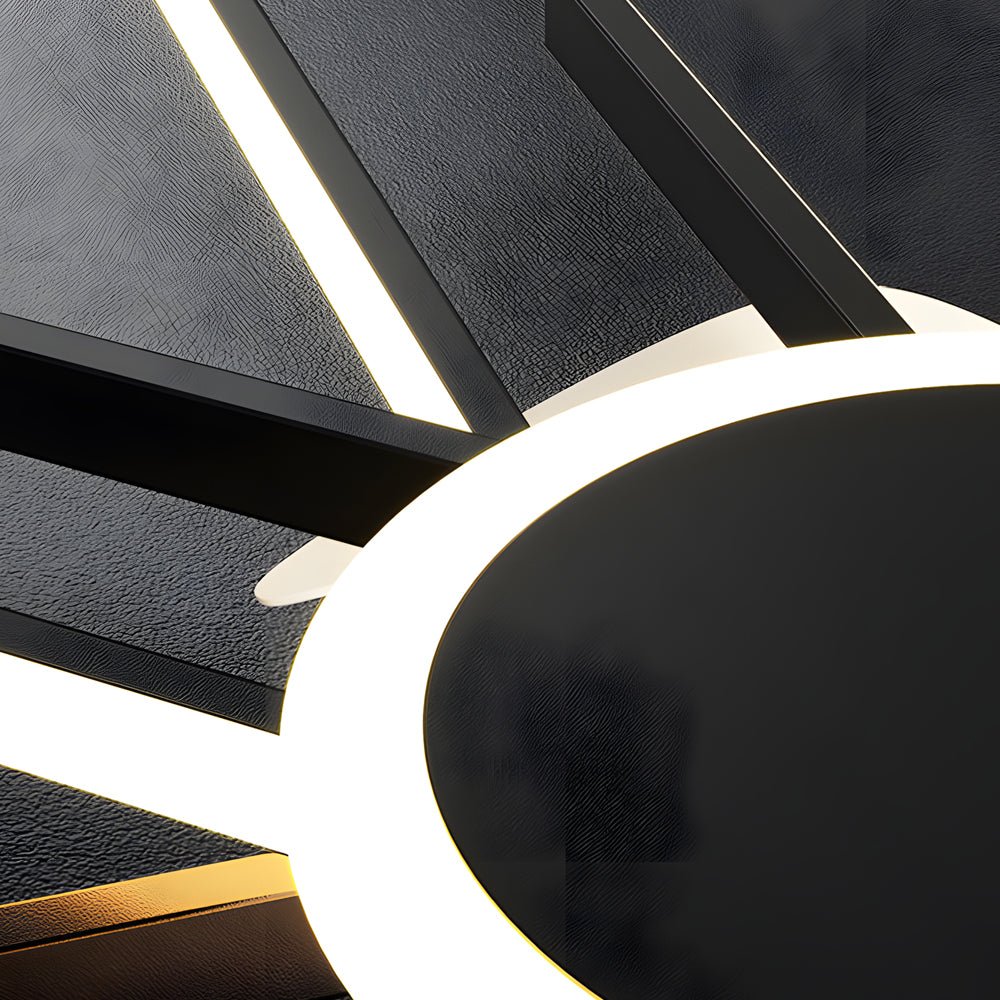 Modern LED Starburst Ceiling Fan Light Fixture