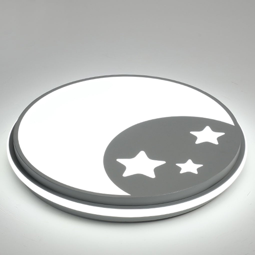 Creative Circular Cartoon LED Ceiling Lamp for Kids Room