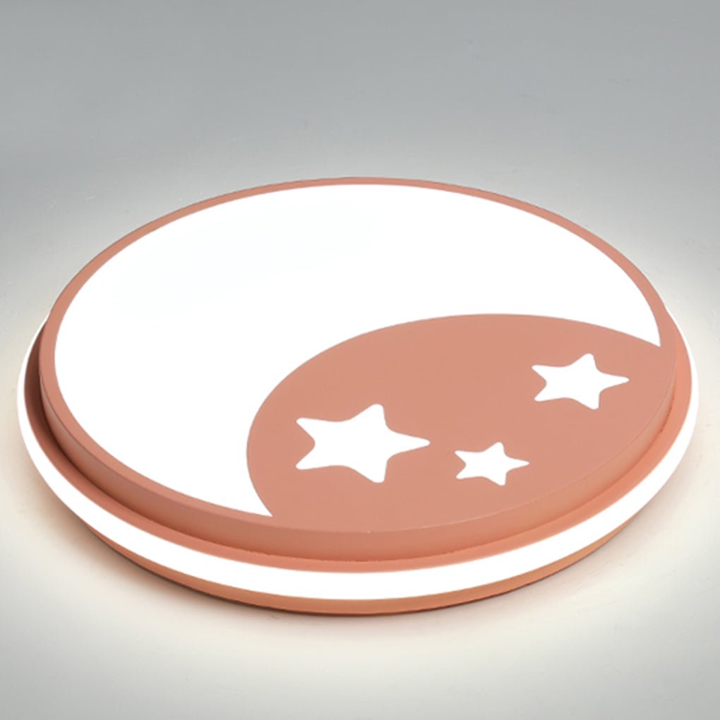 Creative Circular Cartoon LED Ceiling Lamp for Kids Room