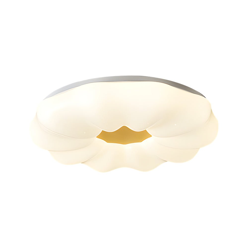 Creative Cloud Flowers Iron Acrylic Dimmable Ceiling Lamp