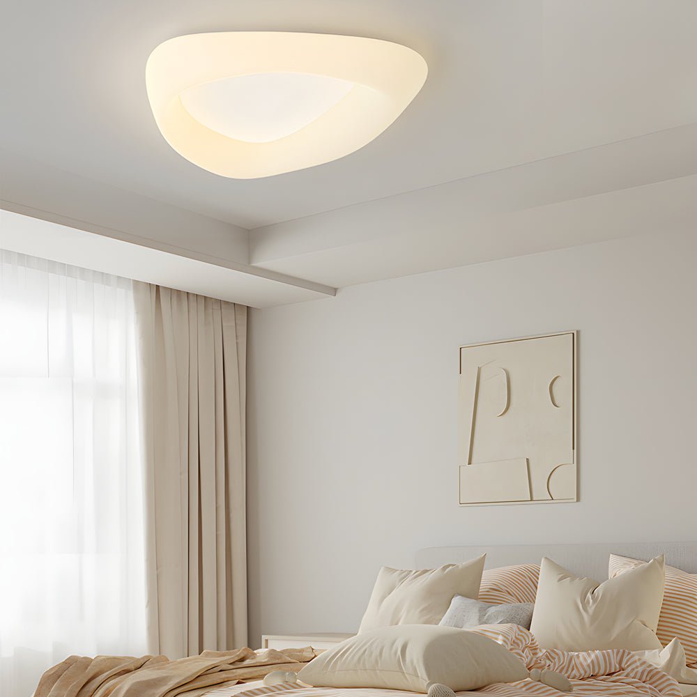 Cobblestone LED Dimming Modern Ceiling Light Fixture - Three Step Lighting for Home Decor