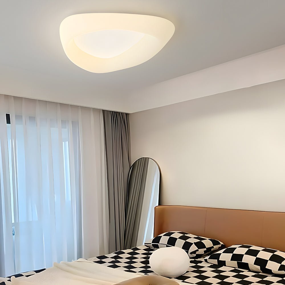 Cobblestone LED Dimming Modern Ceiling Light Fixture - Three Step Lighting for Home Decor