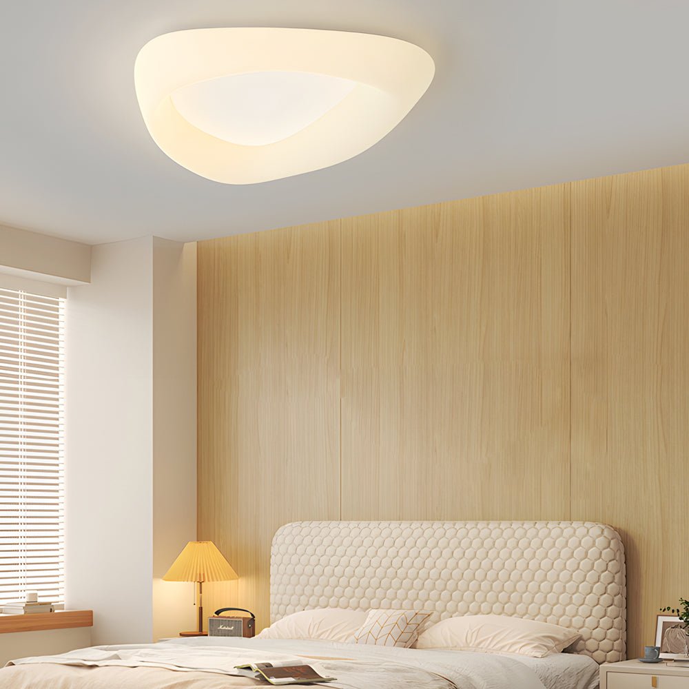 Cobblestone LED Dimming Modern Ceiling Light Fixture - Three Step Lighting for Home Decor