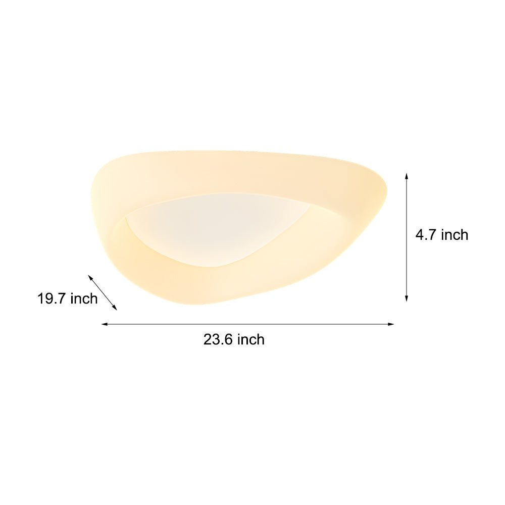 Cobblestone LED Dimming Modern Ceiling Light Fixture - Three Step Lighting for Home Decor