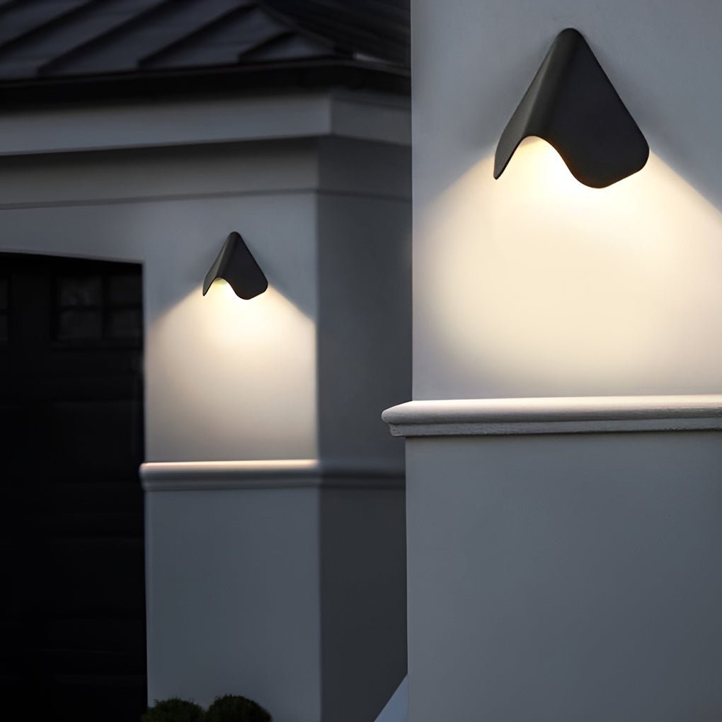 Modern LED Wall Sconce Waterproof Doorplate Fixture Indoor Outdoor Lighting