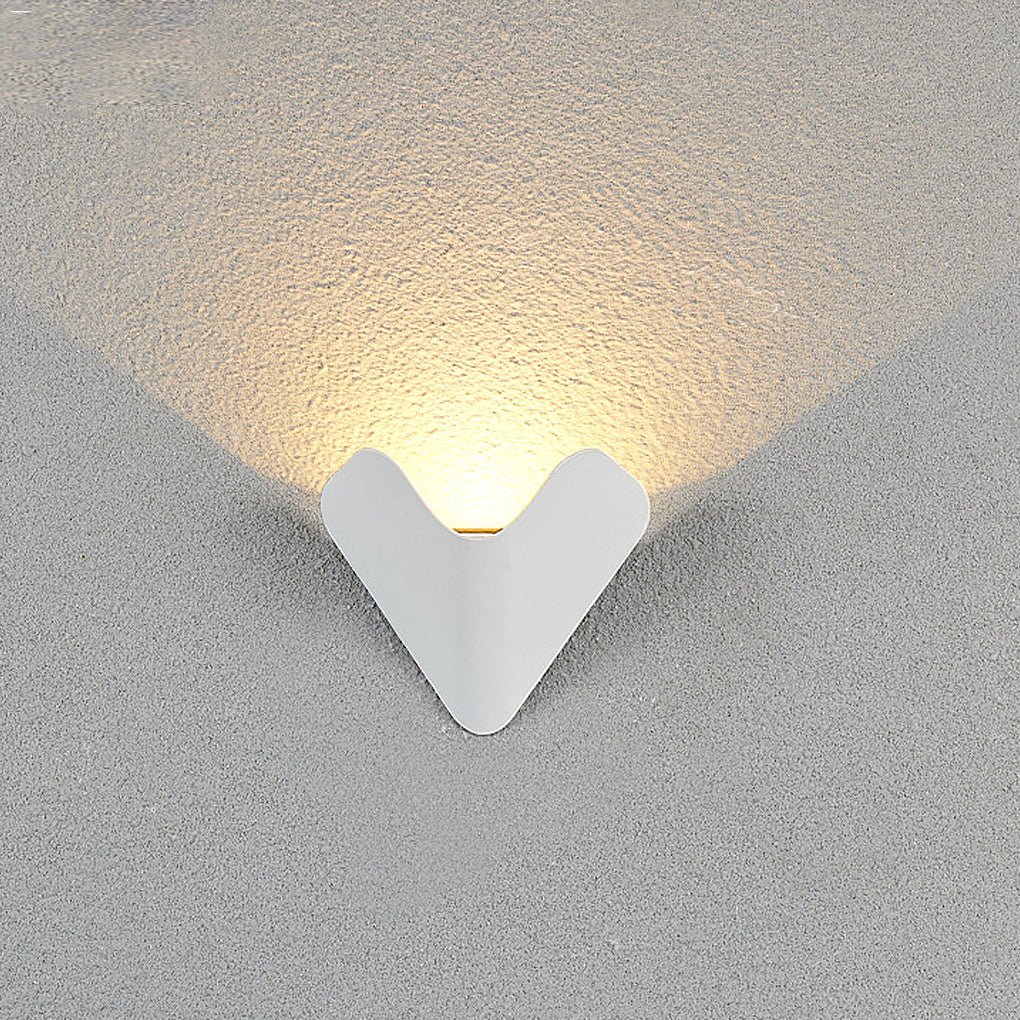 Modern LED Wall Sconce Waterproof Doorplate Fixture Indoor Outdoor Lighting