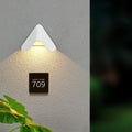 Modern LED Wall Sconce Waterproof Doorplate Fixture Indoor Outdoor Lighting