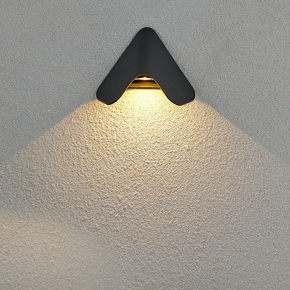 Modern LED Wall Sconce Waterproof Doorplate Fixture Indoor Outdoor Lighting