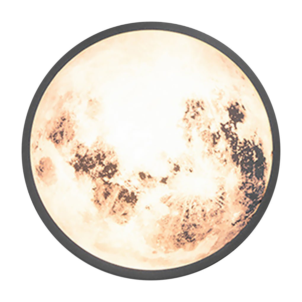 Modern Moon Wall Light - Creative Outdoor Waterproof LED Fixture