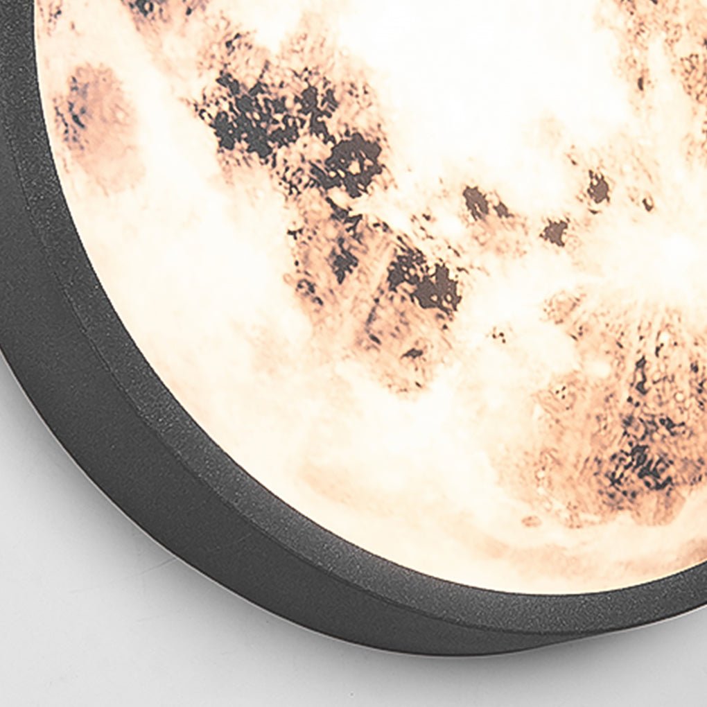 Modern Moon Wall Light - Creative Outdoor Waterproof LED Fixture